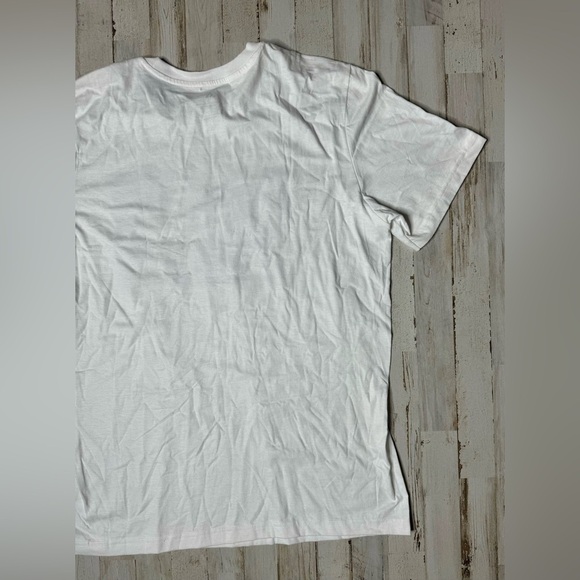 Adidas graphic T Shirt men's Large short sleeve White NWT - Picture 8 of 9